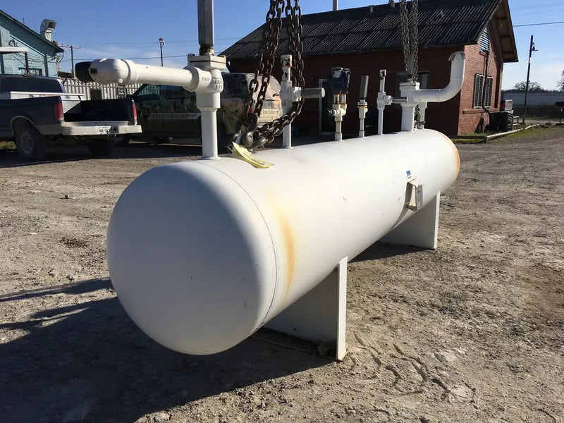 York International 163742 Horizontal Ammonia Receiver ( 24 in. X 120in. 235 Gallons)