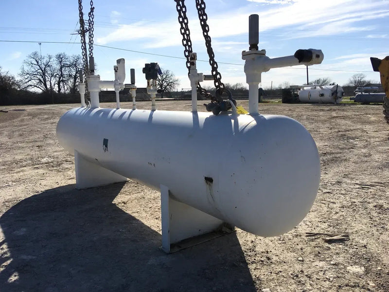York International 163742 Horizontal Ammonia Receiver ( 24 in. X 120in. 235 Gallons)