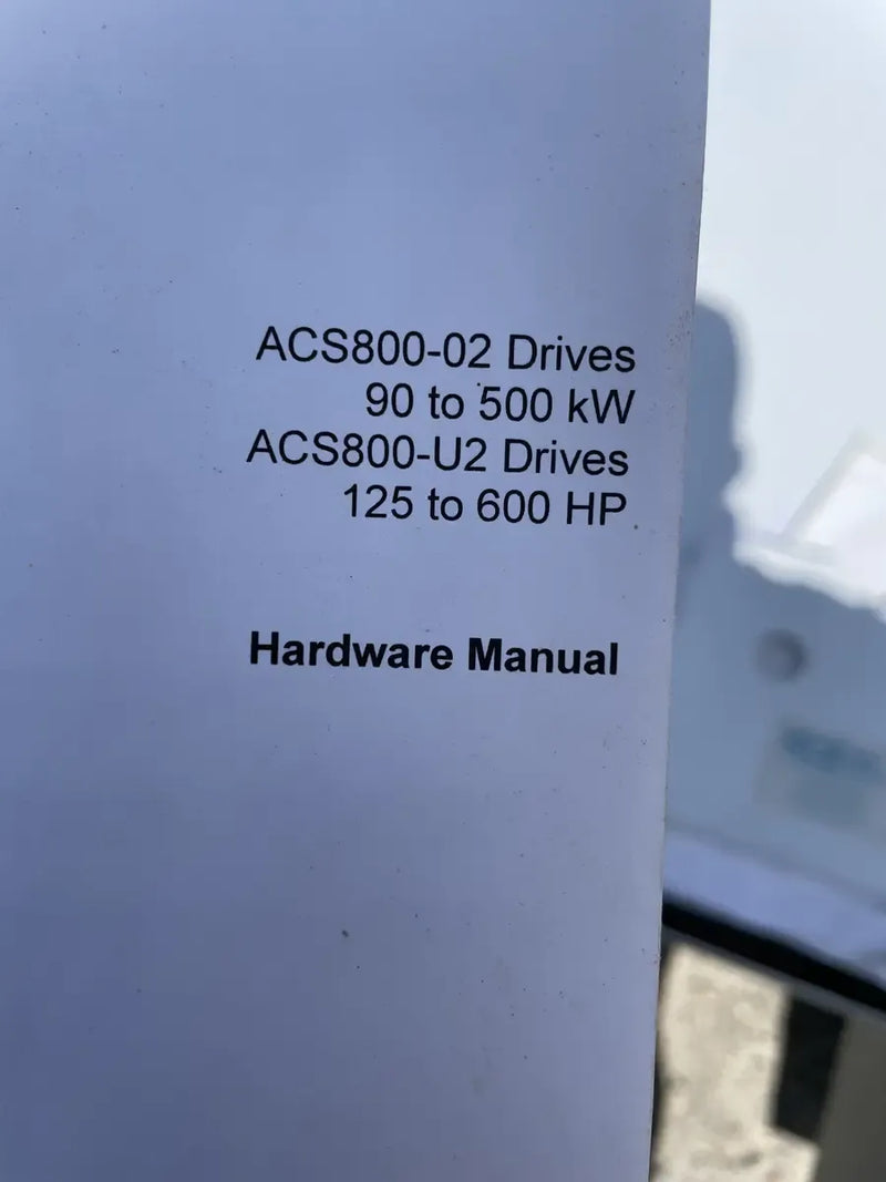 ABB ACS800-U2-0400 Adjustable Frequency Inverter (400 HP)