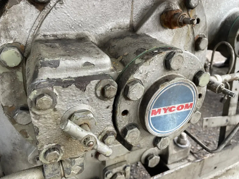 Mycom N62B 8-Cylinder Reciprocating Compressor Package (100 HP 230/460 V, Belt Driven)