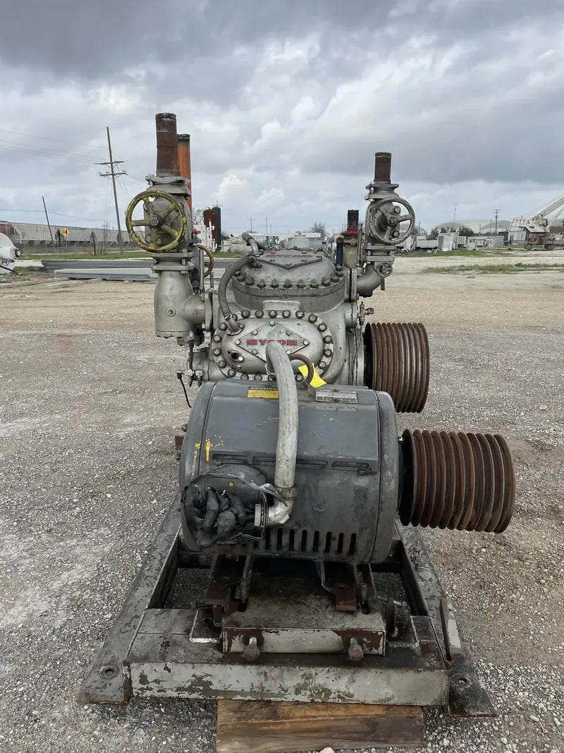 Mycom N62B 8-Cylinder Reciprocating Compressor Package (100 HP 230/460 V, Belt Driven)