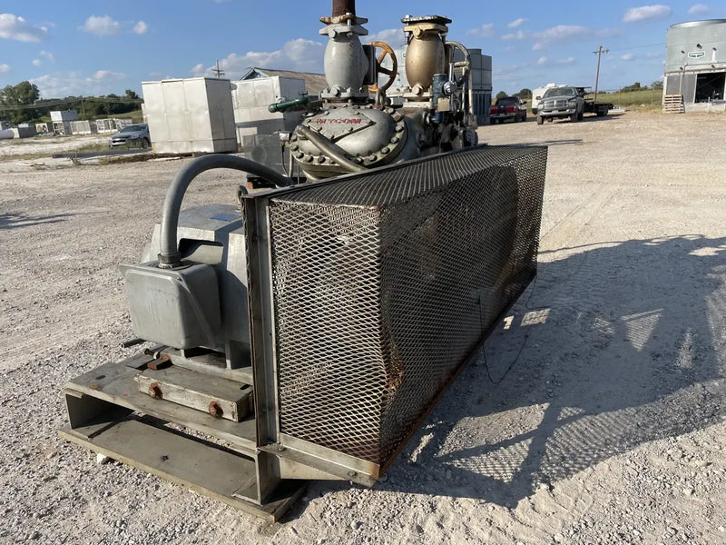 Mycom N4B 4-Cylinder Reciprocating Compressor Package (75 HP 230/460 V, Belt Driven)
