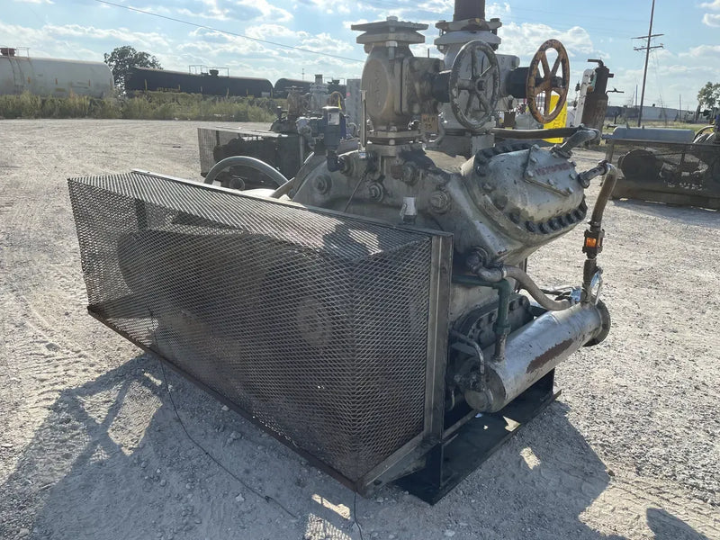 Mycom N4B 4-Cylinder Reciprocating Compressor Package (75 HP 230/460 V, Belt Driven)