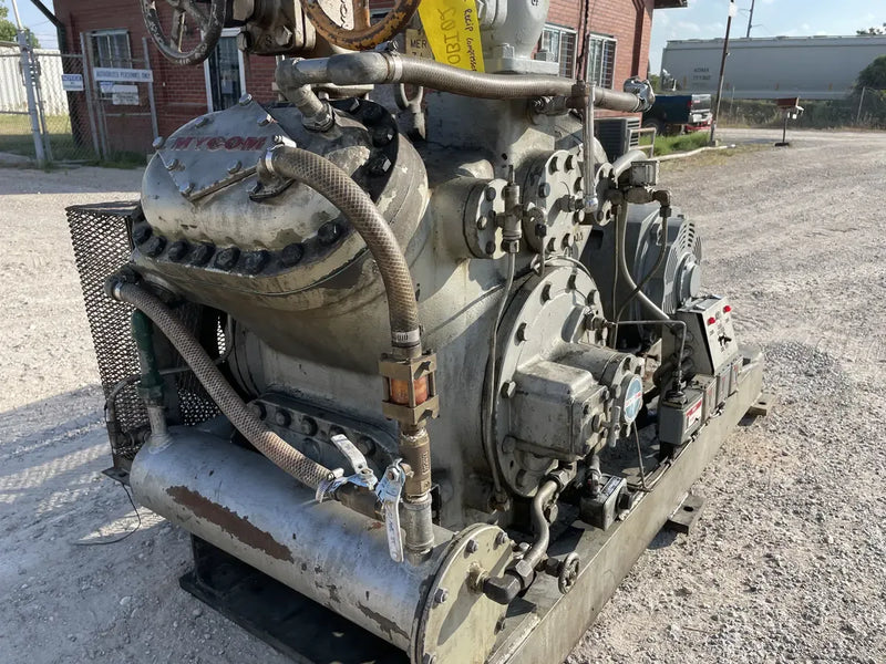 Mycom N4B 4-Cylinder Reciprocating Compressor Package (75 HP 230/460 V, Belt Driven)