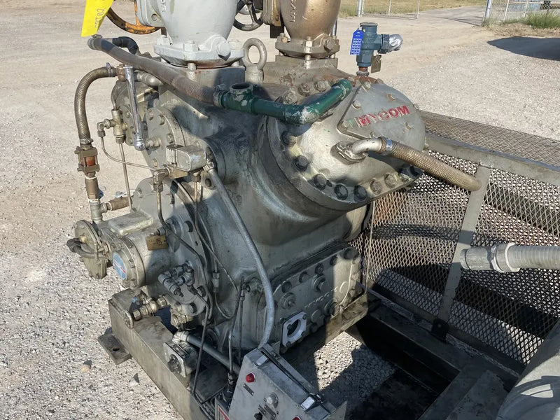 Mycom N4B 4-Cylinder Reciprocating Compressor Package (75 HP 230/460 V, Belt Driven)