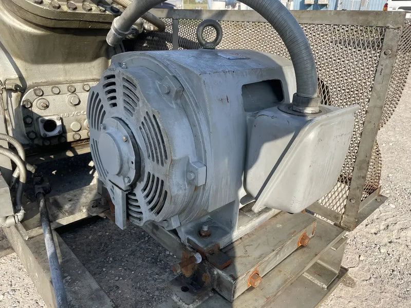 Mycom N4B 4-Cylinder Reciprocating Compressor Package (75 HP 230/460 V, Belt Driven)