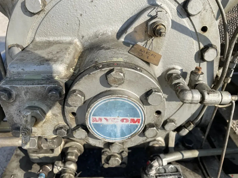 Mycom N4B 4-Cylinder Reciprocating Compressor Package (75 HP 230/460 V, Belt Driven)