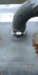 Settle Refrigeration Inc Horizontal Ammonia Receiver ( 36in. X 166in. 730 Gallons)