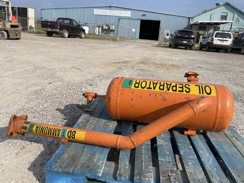 Seattle Refrigeration Inc Vertical Oil Separator (12in X 35in. 17 Gallons)