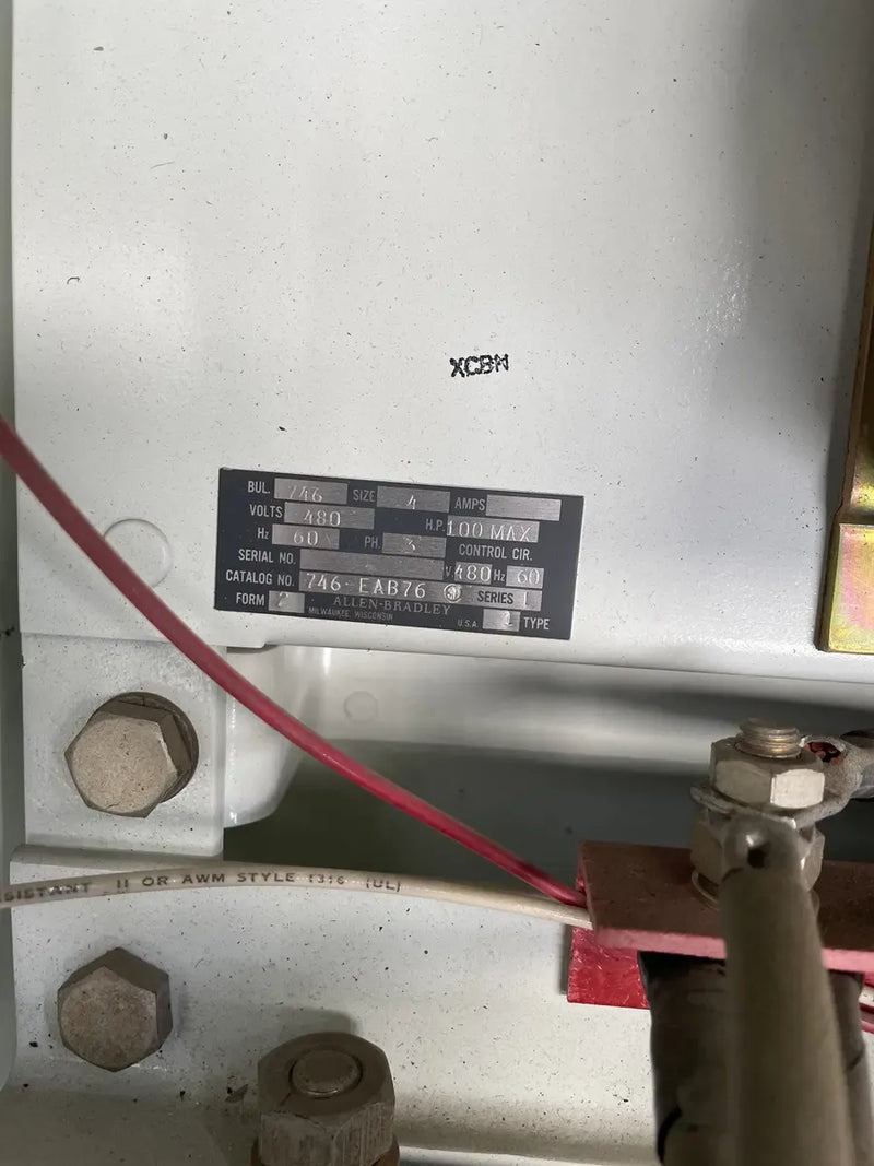 Allen-Bradley 746-EAB76 Motor Starter (100 HP)
