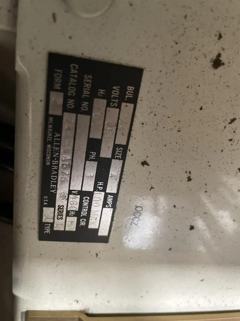 Allen-Bradley 746-EAB76 Motor Starter (100 HP)