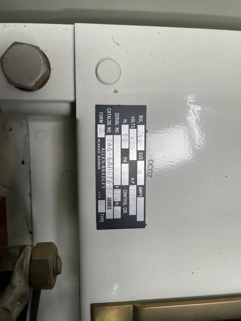 Allen-Bradley Motor Starter (100 HP)