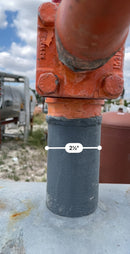 M&M Refrigeration  Horizontal Ammonia Receiver ( 36in. X 110in. 480 Gallons)