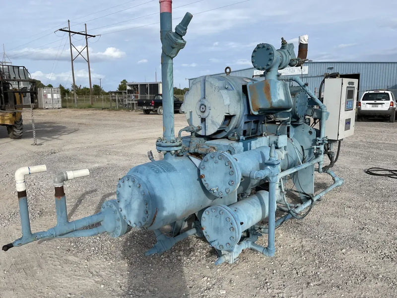 Paquete de compresor de tornillo rotativo Vilter (COMPRESOR DE TORNILLO FALTANTE, 200 HP 460 V, panel de control micro)