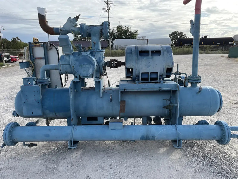 Paquete de compresor de tornillo rotativo Vilter (COMPRESOR DE TORNILLO FALTANTE, 200 HP 460 V, panel de control micro)