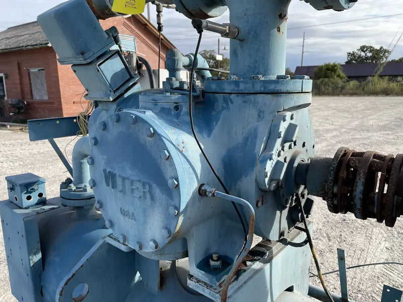 Paquete de compresor de tornillo rotativo Vilter (COMPRESOR DE TORNILLO FALTANTE, 200 HP 460 V, panel de control micro)
