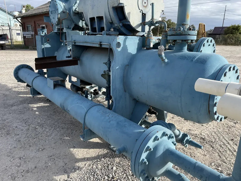 Paquete de compresor de tornillo rotativo Vilter (COMPRESOR DE TORNILLO FALTANTE, 200 HP 460 V, panel de control micro)