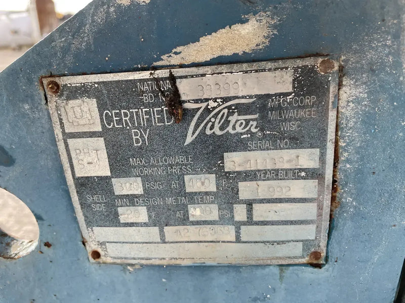 Paquete de compresor de tornillo rotativo Vilter (COMPRESOR DE TORNILLO FALTANTE, 200 HP 460 V, panel de control micro)