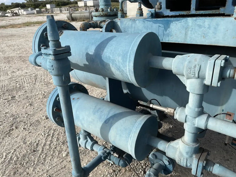Paquete de compresor de tornillo rotativo Vilter (COMPRESOR DE TORNILLO FALTANTE, 200 HP 460 V, panel de control micro)