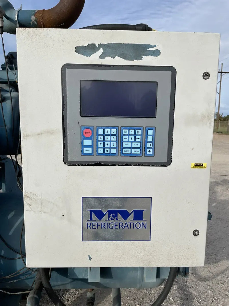 Paquete de compresor de tornillo rotativo Vilter (COMPRESOR DE TORNILLO FALTANTE, 200 HP 460 V, panel de control micro)