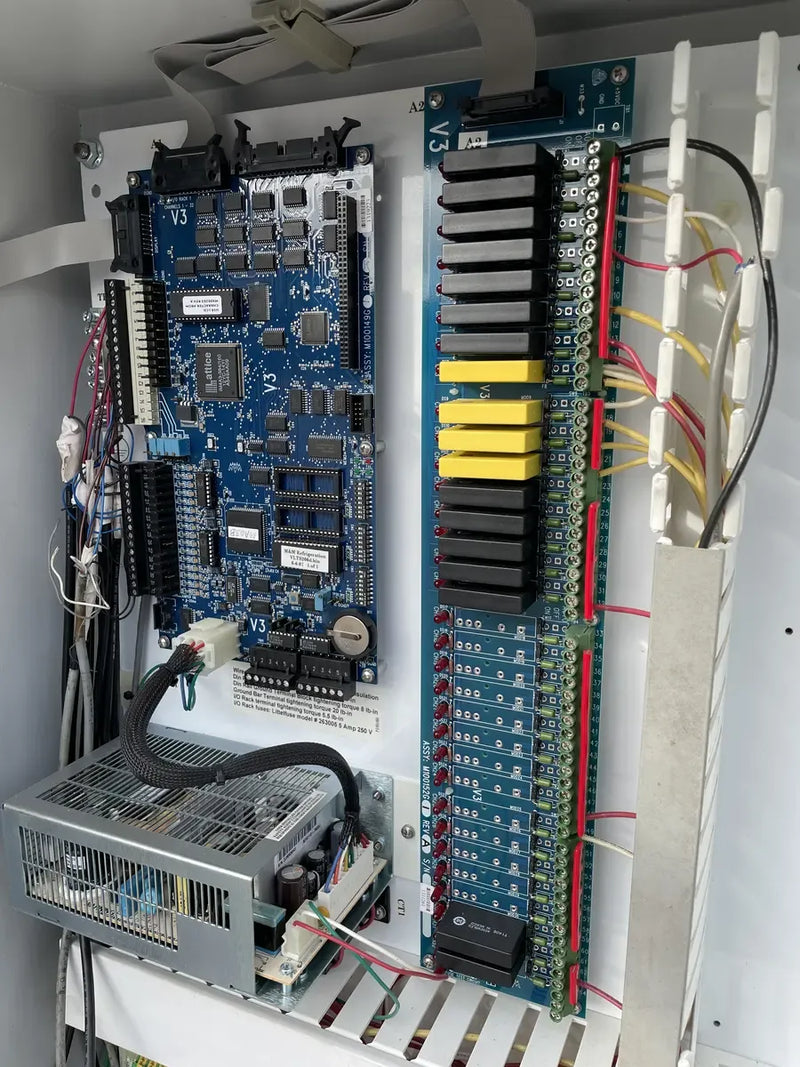 Paquete de compresor de tornillo rotativo Vilter (COMPRESOR DE TORNILLO FALTANTE, 200 HP 460 V, panel de control micro)