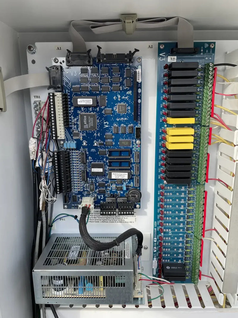 Paquete de compresor de tornillo rotativo Vilter (COMPRESOR DE TORNILLO FALTANTE, 200 HP 460 V, panel de control micro)