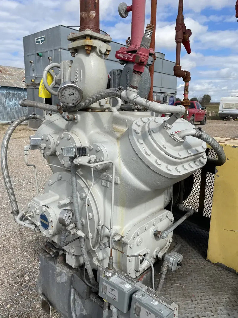 Mycom N4WB 4-Cylinder Reciprocating Compressor Package (60 HP 230/460 V, Belt Driven)