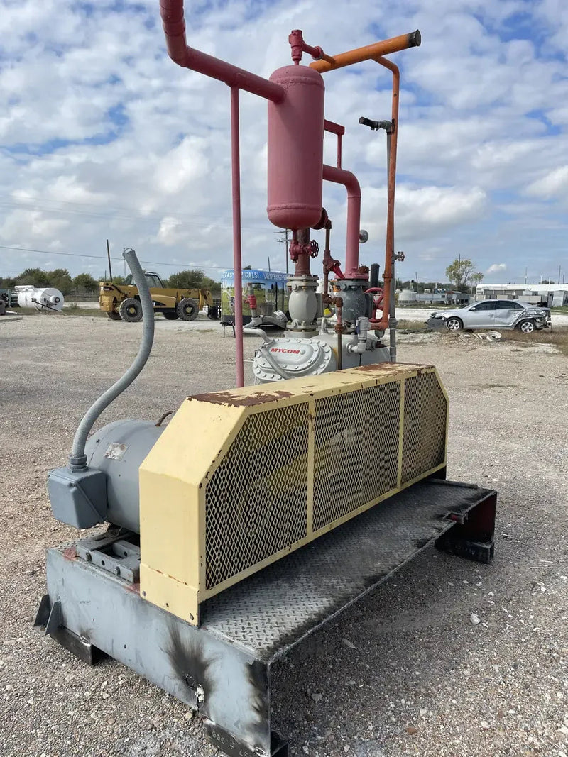 Mycom N4WB 4-Cylinder Reciprocating Compressor Package (60 HP 230/460 V, Belt Driven)