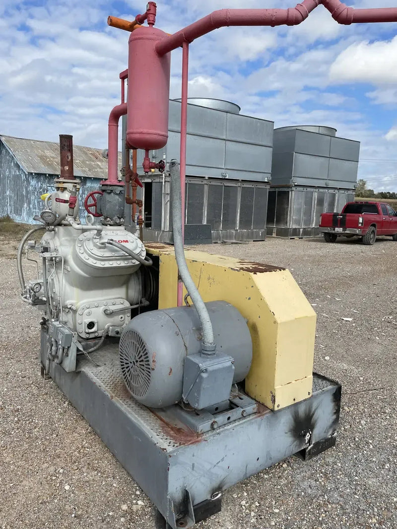 Mycom N4WB 4-Cylinder Reciprocating Compressor Package (60 HP 230/460 V, Belt Driven)