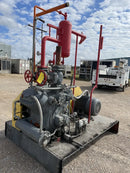 Paquete de compresor alternativo Mycom N4WB de 4 cilindros (60 HP 230/460 V, accionado por correa)