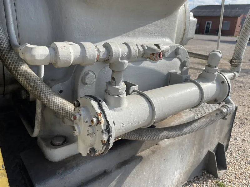 Mycom N4WB 4-Cylinder Reciprocating Compressor Package (MISSING COMPRESSOR, 60 HP 260/460 V, Belt Driven)
