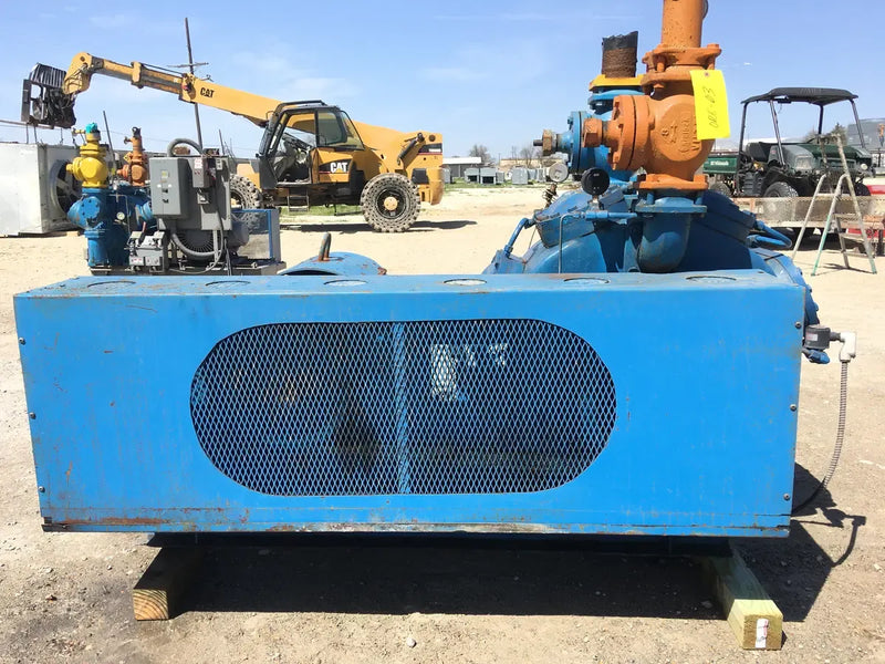 Vilter 448 8-Cylinder Reciprocating Compressor Package (100 HP 230/460 V, Belt Driven)