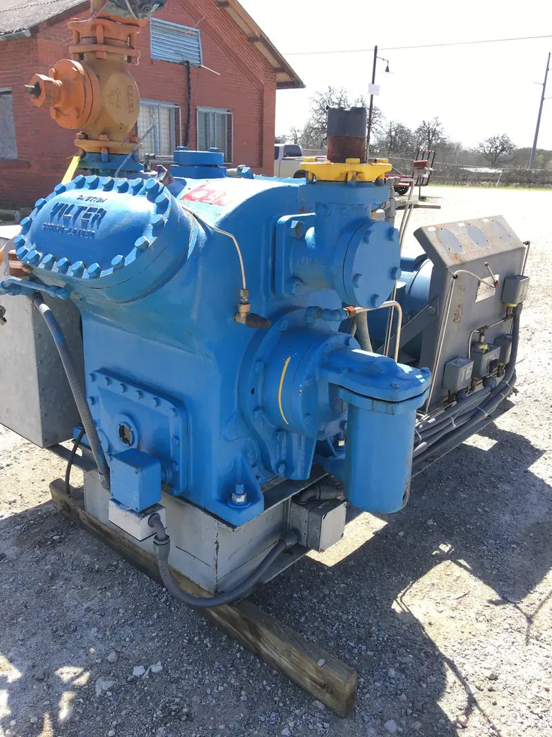 Vilter 444 4-Cylinder Reciprocating Compressor Package (50 HP 208-230/460 V, Belt Driven)