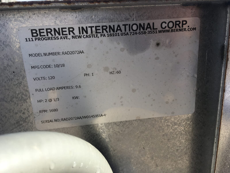 Overhead Rytec Turbo-Seal Door with Berner Air Curtain