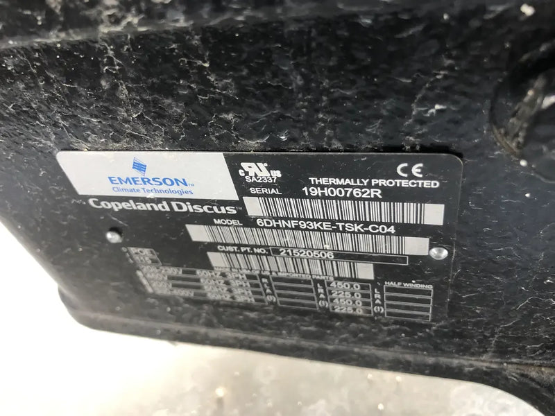 Unidad de condensación vertical de baja temperatura Heatcraft HDV2700L6CFA