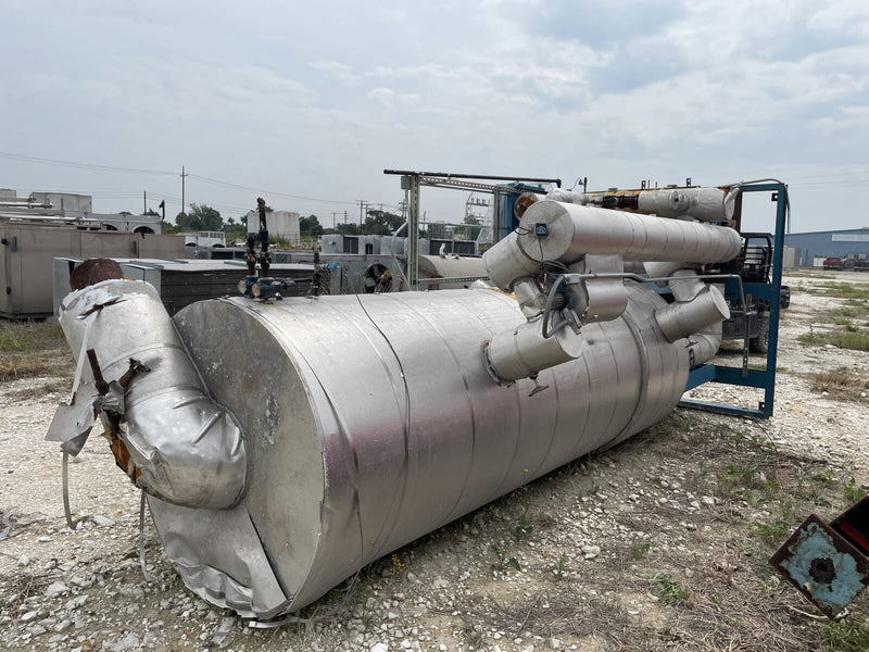 Recirculador de amoníaco vertical RVS (42 pulg. x 144 pulg., 1031 galones. (2) bombas de 3,4 HP.)