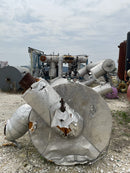 Recirculador de amoníaco vertical RVS (42 pulg. x 144 pulg., 1031 galones. (2) bombas de 3,4 HP.)