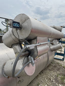 Recirculador de amoníaco vertical RVS (42 pulg. x 144 pulg., 1031 galones. (2) bombas de 3,4 HP.)