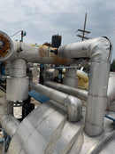 Recirculador de amoníaco vertical RVS (42 pulg. x 144 pulg., 1031 galones. (2) bombas de 3,4 HP.)