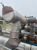 Recirculador de amoníaco vertical RVS (42 pulg. x 144 pulg., 1031 galones. (2) bombas de 3,4 HP.)