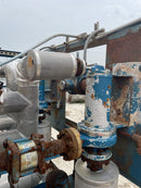 Recirculador de amoníaco vertical RVS (42 pulg. x 144 pulg., 1031 galones. (2) bombas de 3,4 HP.)