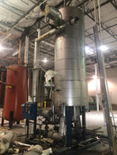 Recirculador de amoníaco vertical RVS (42 pulg. x 144 pulg., 1031 galones. (2) bombas de 3,4 HP.)