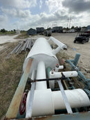 Recirculador de amoníaco vertical York International VRP-54 (54 pulgadas x 149,5 pulgadas, 1834 galones. (2) bombas de 3 HP.)