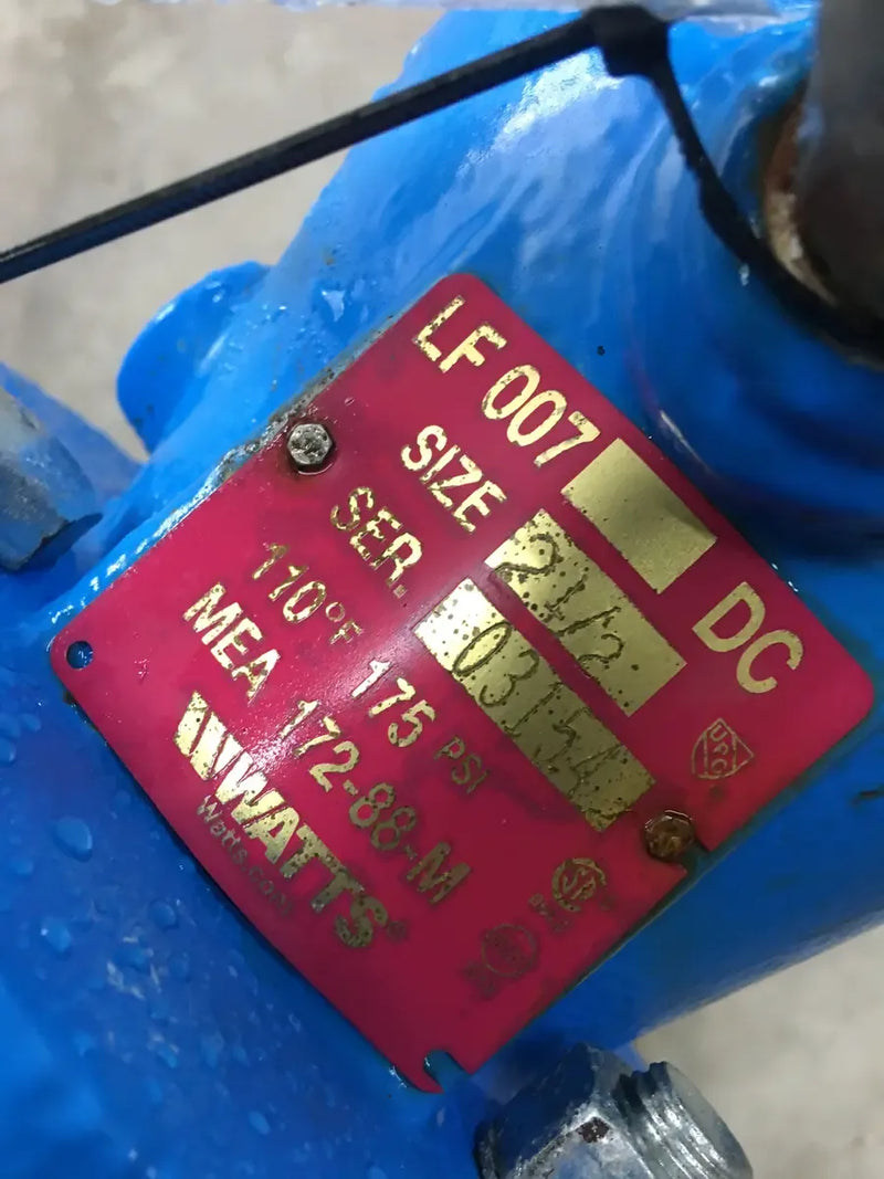 Watts Double Shutoff Check Detector Series 007DCDA
