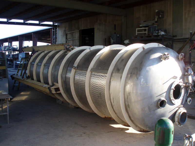 Paul Mueller Dedert Dimpled Jacketed Vacuum Tank - 4,000 Gallons Paul Mueller Co. 