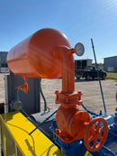 Vilter 456 6-Cylinder Reciprocating Compressor Package (125 HP 460 V, Belt Driven)