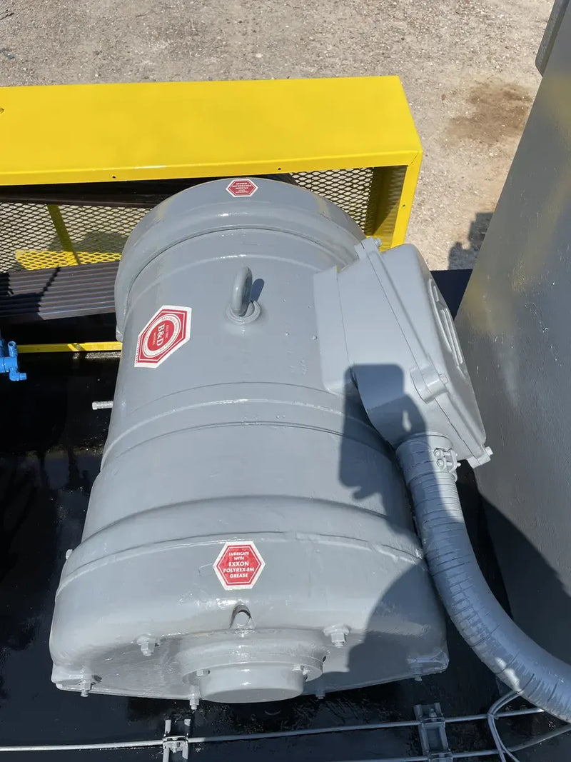 Vilter 448 8-Cylinder Reciprocating Compressor Package (100 HP 460 V, Belt Driven)