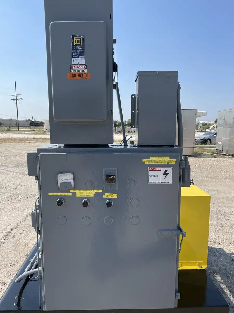 Vilter 448 8-Cylinder Reciprocating Compressor Package (100 HP 460 V, Belt Driven)