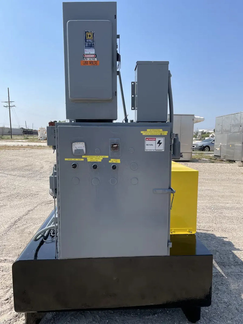Vilter 448 8-Cylinder Reciprocating Compressor Package (100 HP 460 V, Belt Driven)