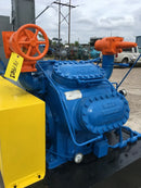 Vilter 448 8-Cylinder Reciprocating Compressor Package (100 HP 460 V, Belt Driven)